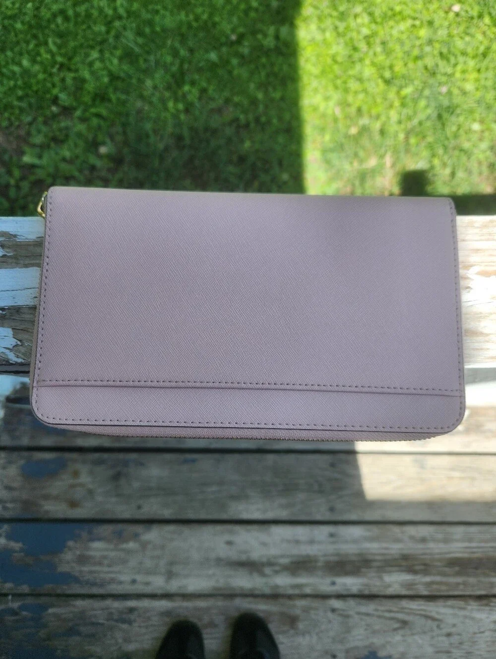 Kate Spade Large Soft Pink Wallet Clutch Like New